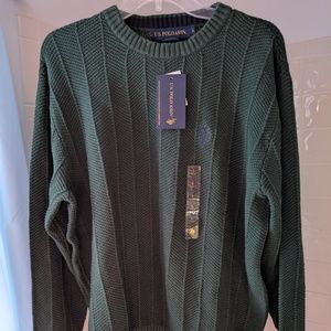 U.S Polo Frost green crewneck sweater
